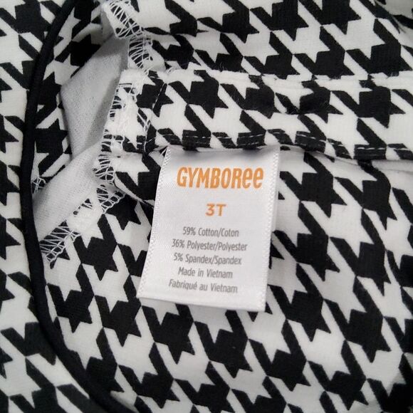 GYMBOREE 3T Kids Black and White Olivia Houndstooth Dress NWT - Picture 4 of 4